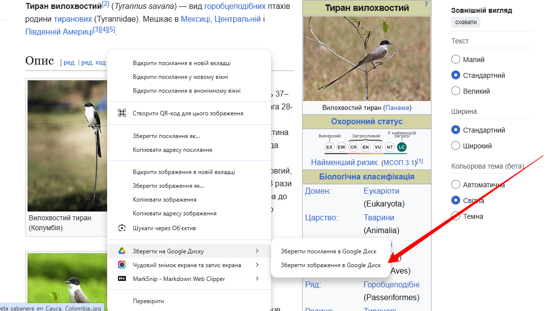 Збереження ілюстрацій